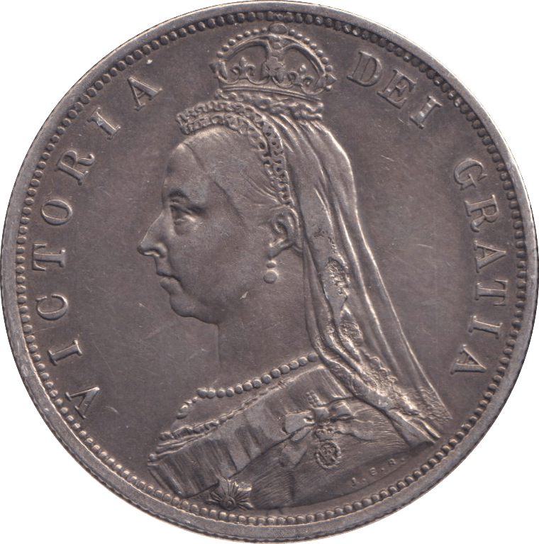 1887 HALFCROWN ( GVF ) 1 - HALFCROWN - Cambridgeshire Coins