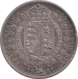 1887 HALFCROWN ( GVF ) 1 - HALFCROWN - Cambridgeshire Coins