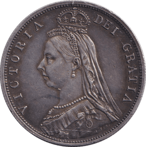 1887 HALFCROWN ( GVF ) - HALFCROWN - Cambridgeshire Coins
