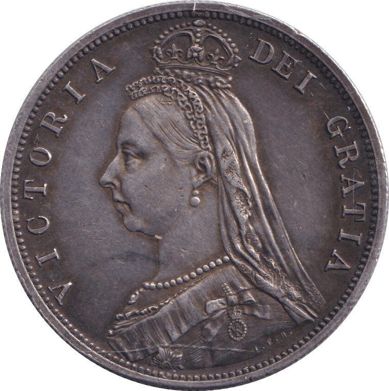 1887 HALFCROWN ( GVF ) - HALFCROWN - Cambridgeshire Coins