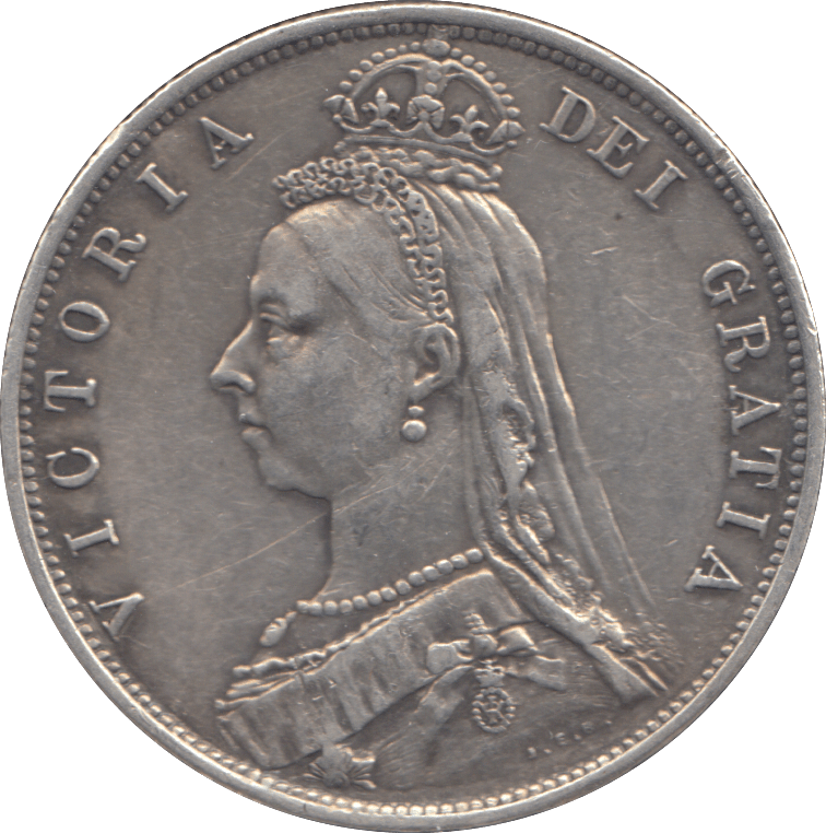 1887 HALFCROWN ( GVF ) - HALFCROWN - Cambridgeshire Coins