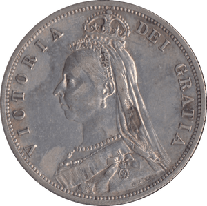 1887 HALFCROWN ( GVF ) - Halfcrown - Cambridgeshire Coins