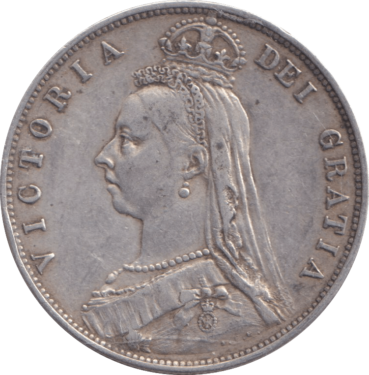 1887 HALFCROWN ( GVF ) - HALFCROWN - Cambridgeshire Coins