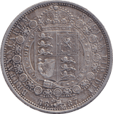 1887 HALFCROWN ( GVF ) - HALFCROWN - Cambridgeshire Coins