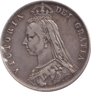 1887 HALFCROWN ( GVF ) - Halfcrown - Cambridgeshire Coins