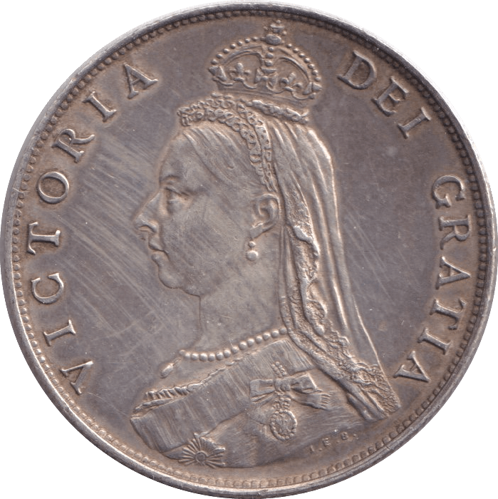 1887 HALFCROWN ( GVF ) - HALFCROWN - Cambridgeshire Coins