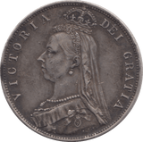 1887 HALFCROWN ( GVF ) - HALFCROWN - Cambridgeshire Coins