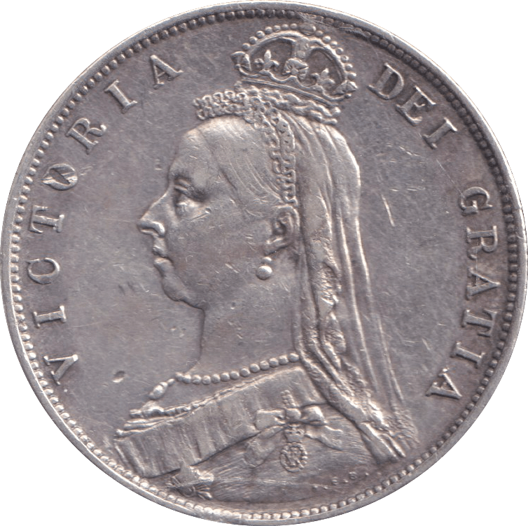 1887 HALFCROWN ( GVF ) - HALFCROWN - Cambridgeshire Coins