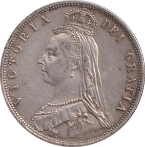 1887 HALFCROWN ( GVF ) - Halfcrown - Cambridgeshire Coins