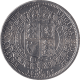 1887 HALFCROWN ( GVF ) - Halfcrown - Cambridgeshire Coins