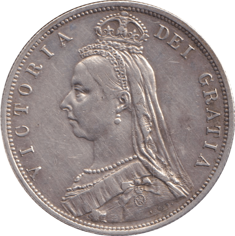 1887 HALFCROWN ( GVF ) - HALFCROWN - Cambridgeshire Coins