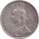 1887 HALFCROWN ( GVF ) - HALFCROWN - Cambridgeshire Coins