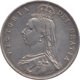 1887 HALFCROWN ( GVF ) - Halfcrown - Cambridgeshire Coins