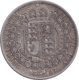 1887 HALFCROWN ( GVF ) - HALFCROWN - Cambridgeshire Coins