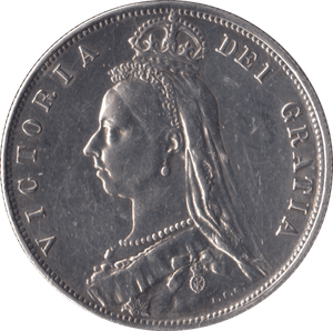 1887 HALFCROWN ( GVF ) - Halfcrown - Cambridgeshire Coins