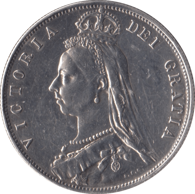 1887 HALFCROWN ( GVF ) - Halfcrown - Cambridgeshire Coins