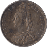 1887 HALFCROWN ( GVF ) - HALFCROWNS - Cambridgeshire Coins