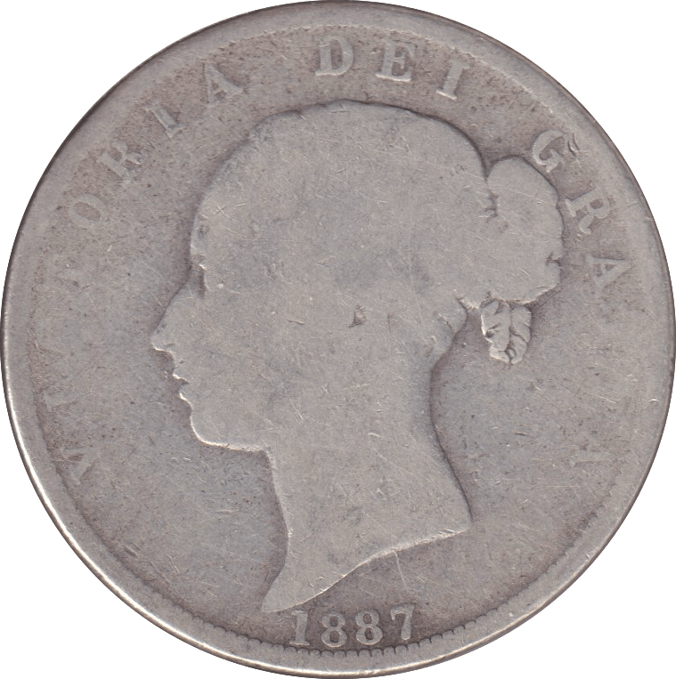 1887 HALFCROWN ( NF ) - HALFCROWN - Cambridgeshire Coins