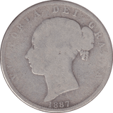 1887 HALFCROWN ( NF ) - HALFCROWN - Cambridgeshire Coins
