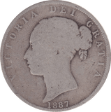 1887 HALFCROWN ( NF ) - Halfcrown - Cambridgeshire Coins