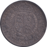 1887 HALFCROWN ( UNC ) - HALFCROWN - Cambridgeshire Coins