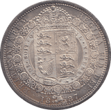 1887 HALFCROWN ( UNC ) - HALFCROWN - Cambridgeshire Coins