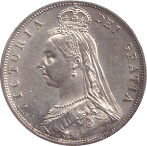 1887 HALFCROWN ( UNC ) - HALFCROWN - Cambridgeshire Coins
