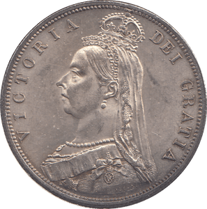 1887 HALFCROWN ( UNC ) - HALFCROWN - Cambridgeshire Coins