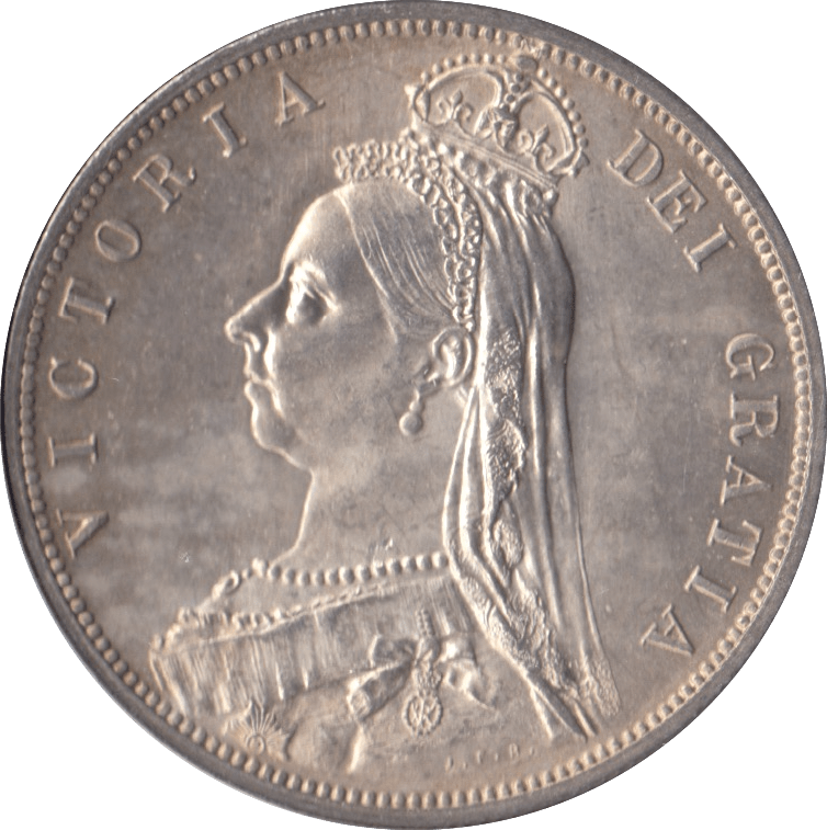 1887 HALFCROWN ( UNC ) - HALFCROWNS - Cambridgeshire Coins