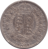 1887 HALFCROWN ( VF ) 1 - HALFCROWN - Cambridgeshire Coins