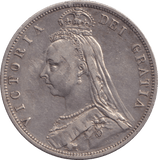 1887 HALFCROWN ( VF ) 1 - HALFCROWN - Cambridgeshire Coins