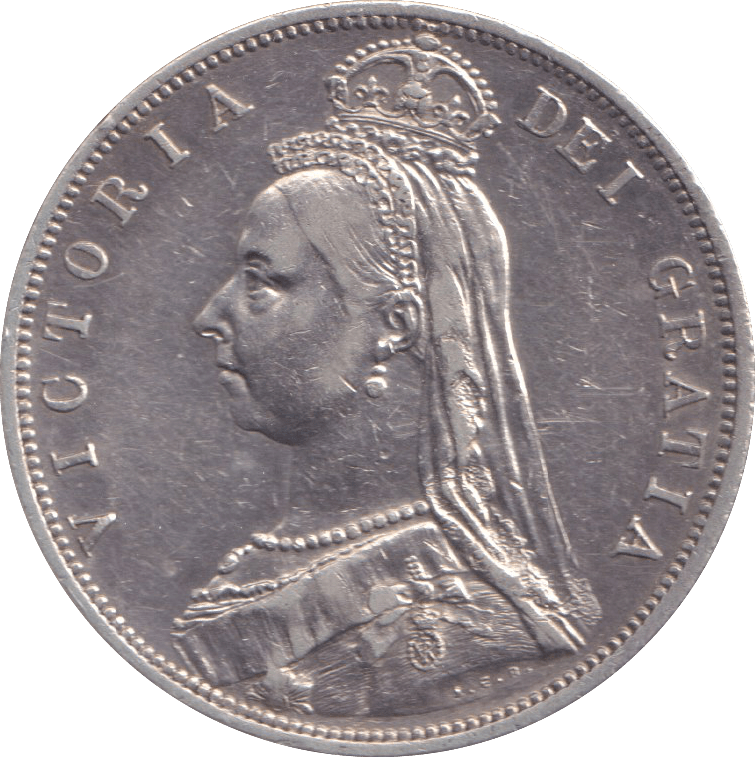 1887 HALFCROWN ( VF ) - HALFCROWN - Cambridgeshire Coins