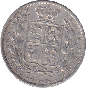 1887 HALFCROWN ( VF ) - HALFCROWN - Cambridgeshire Coins