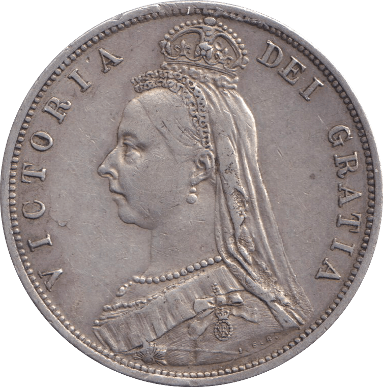 1887 HALFCROWN ( VF ) - HALFCROWN - Cambridgeshire Coins