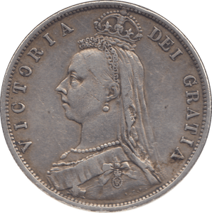1887 HALFCROWN ( VF ) - HALFCROWN - Cambridgeshire Coins