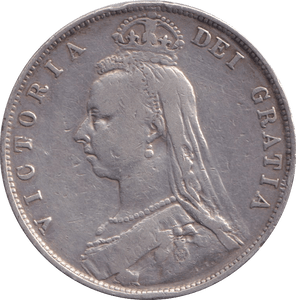 1887 HALFCROWN ( VF ) - HALFCROWN - Cambridgeshire Coins