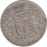1887 HALFCROWN ( VF ) - HALFCROWN - Cambridgeshire Coins