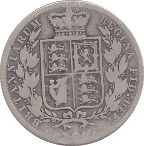 1887 HALFCROWN YOUNG HEAD ( FINE ) - HALFCROWN - Cambridgeshire Coins