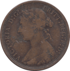 1887 HALFPENNY ( GF ) - HALFPENNY - Cambridgeshire Coins
