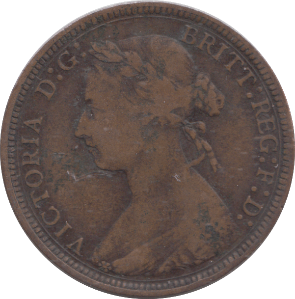 1887 HALFPENNY ( GF ) - HALFPENNY - Cambridgeshire Coins