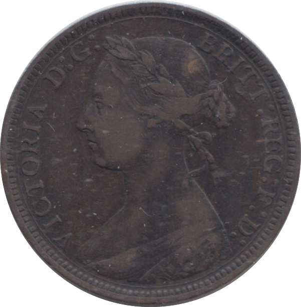 1887 HALFPENNY ( GF ) - HALFPENNY - Cambridgeshire Coins