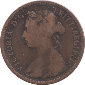 1887 HALFPENNY ( NF ) - HALFPENNY - Cambridgeshire Coins