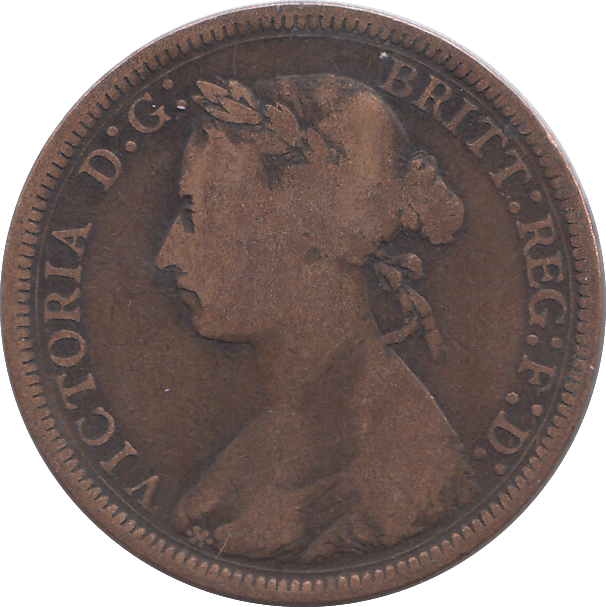 1887 HALFPENNY ( NF ) - HALFPENNY - Cambridgeshire Coins