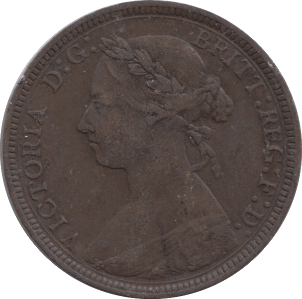 1887 HALFPENNY ( VF ) - Halfpenny - Cambridgeshire Coins