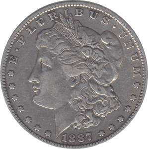 1887 MORGAN DOLLAR USA - WORLD COINS - Cambridgeshire Coins