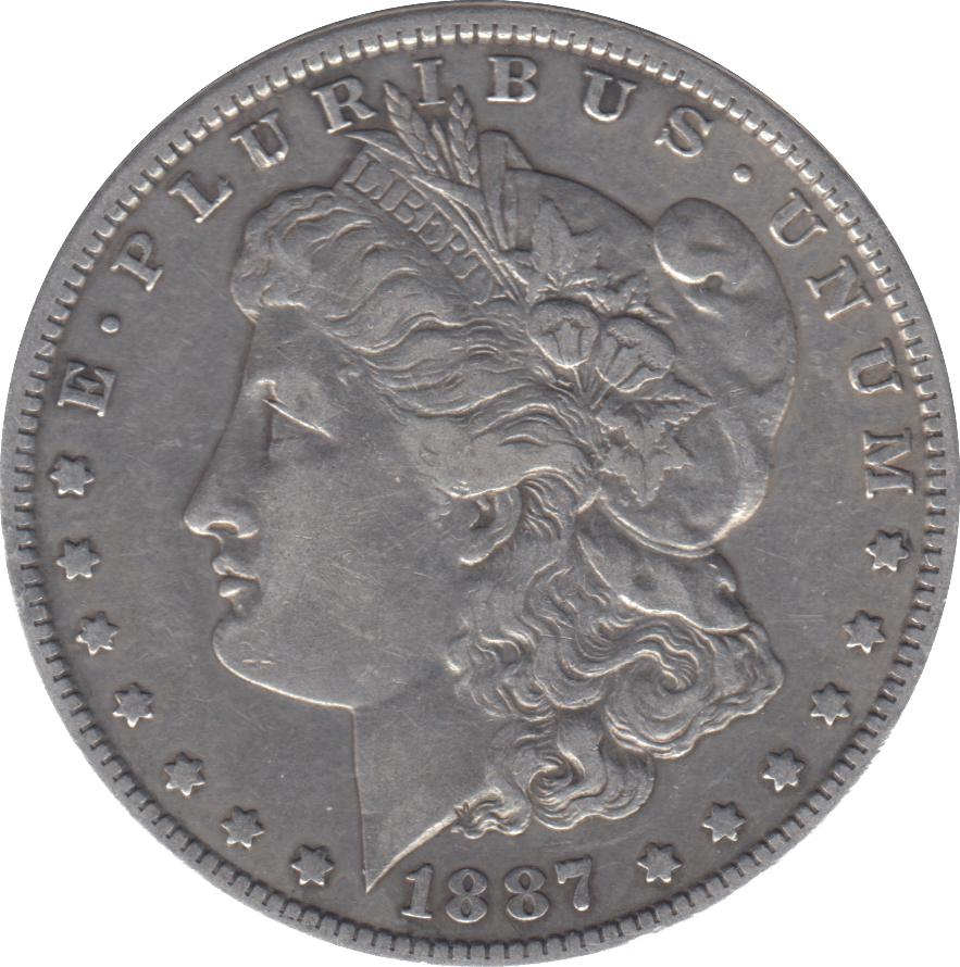 1887 MORGAN DOLLAR USA - WORLD COINS - Cambridgeshire Coins