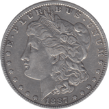 1887 MORGAN DOLLAR USA - WORLD COINS - Cambridgeshire Coins
