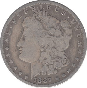 1887 MORGAN DOLLAR USA - WORLD COINS - Cambridgeshire Coins
