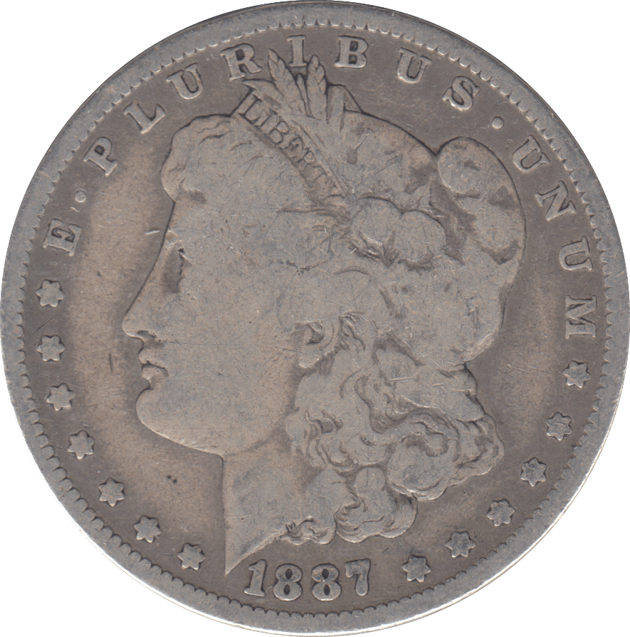 1887 MORGAN DOLLAR USA - WORLD COINS - Cambridgeshire Coins