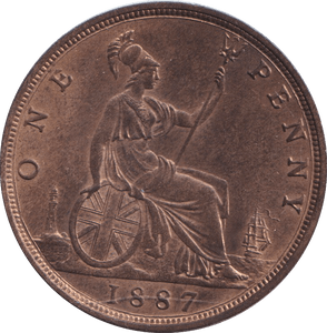 1887 PENNY ( BU ) - PENNY - Cambridgeshire Coins